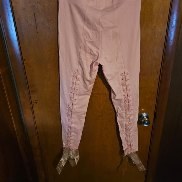 Dolls Kill Pink Leggings - Picture 2 of 7